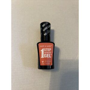 Wet N Wild 1 Step Wonder Gel Nail Polish No Light Gel # 725A CORAL SUPPORT New!